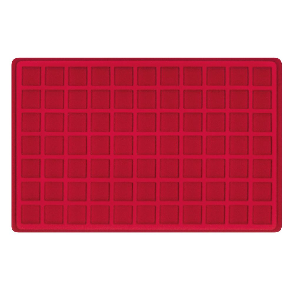 Tableaus für Münzen Sammelkoffer, in Blau oder Rot, 331 mm x 220 mm