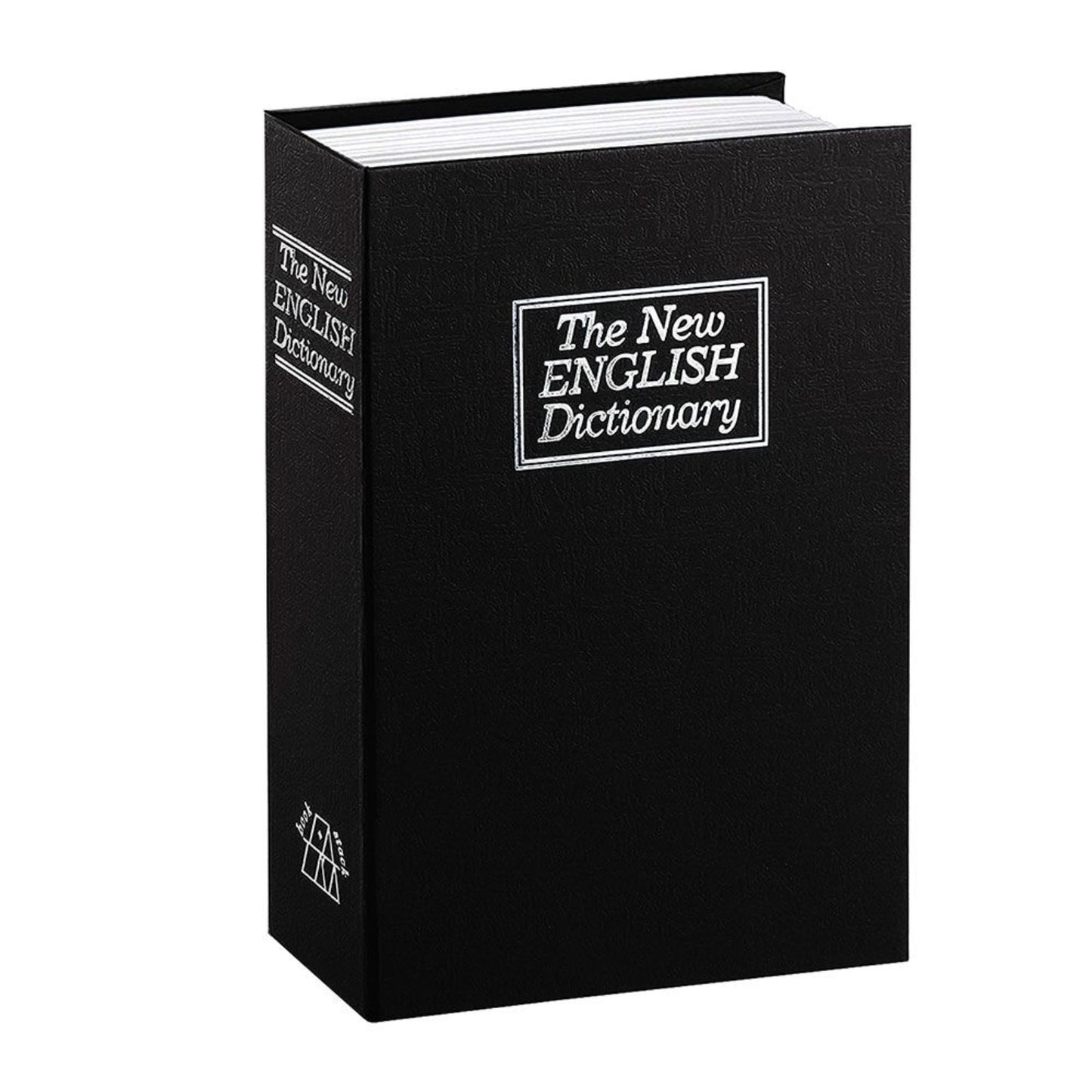 Buchtresor in Schwarz mit Zahlenschloss, englisches Wörterbuch, 240 mm x 115 mm x 55 mm