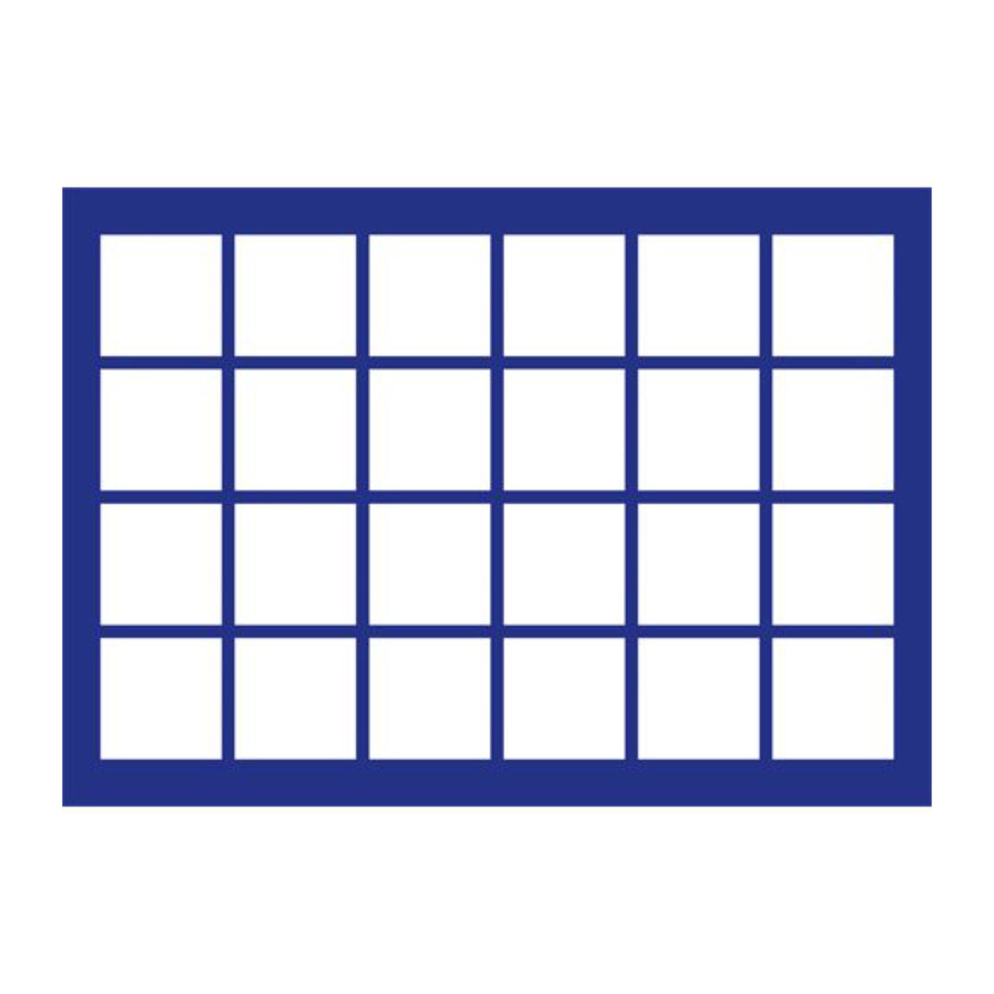 Tableaus für Großen Sammelkoffer, in Blau, 332 mm x 235 mm