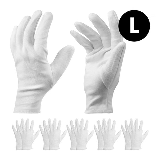 Baumwollhandschuhe zum Münzensammeln in Größe L