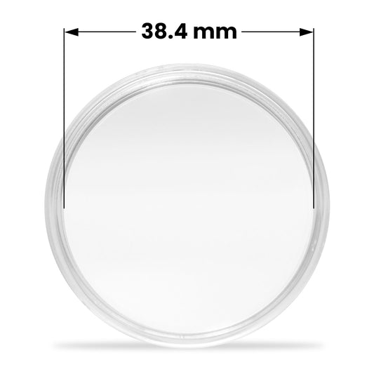 Münzkapsel rund 38.4 mm Durchmesser