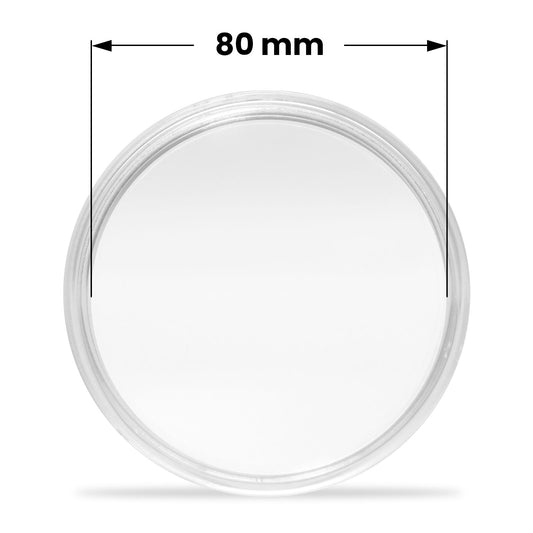 Münzkapsel rund 80 mm Durchmesser