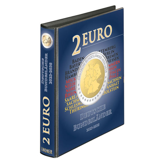Münzalbum für 2 Euro Sammlermünzen "Deutsche Bundesländer" 2023 - 2038
