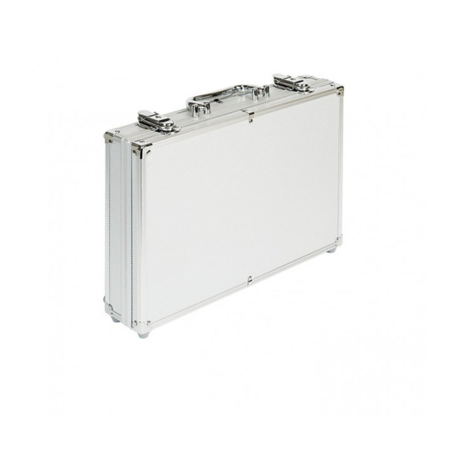 Sammelkoffer aus Aluminium mit 5 Tableaus für 75 Münzen bis 50 mm