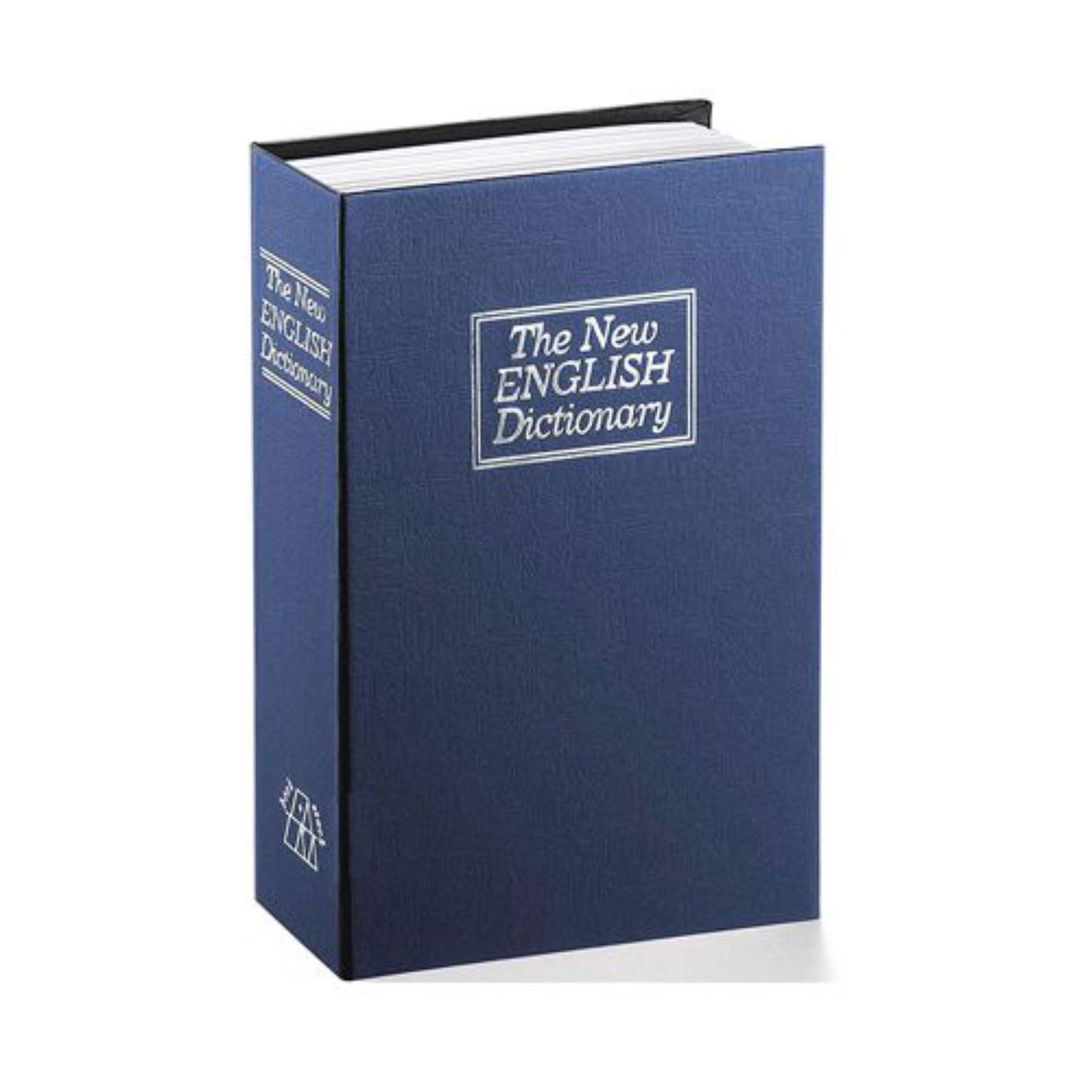 Buchtresor in Blau mit Zahlenschloss, englisches Wörterbuch, 180