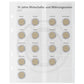 Multi Collect Vordruckblatt für 2 Euro Sammlermünzen