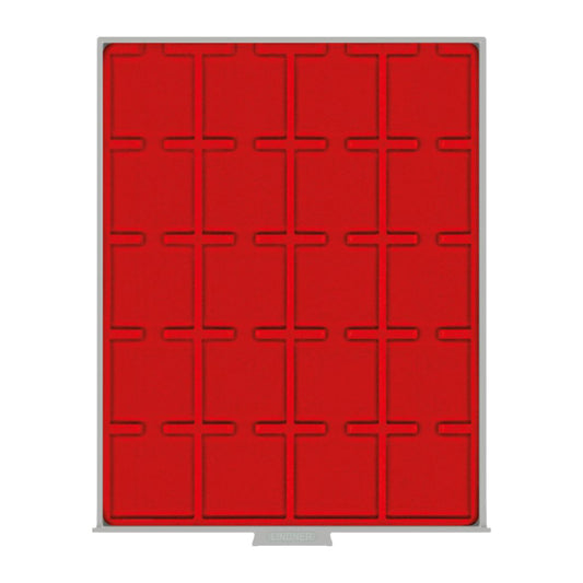 Münzbox mit 20 Quadratischen Fächern 50 mm x 50 mm