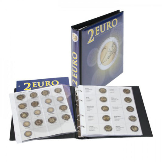Münzalbum für 2 Euro Gedenkmünzen, Band 1: bis Spanien 2012